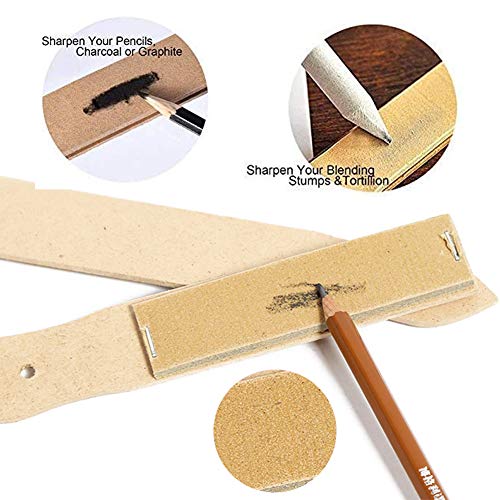 Koogel 22 Pcs Shading Tools for Drawing, Student Sketch Drawing Tools Student Artist Sketch Drawing Blending Stump for Student Artist Charcoal Sketch Drawing Tools
