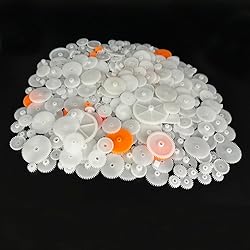 394PCS Small Motor Gears Plastic Gears for Motor RC