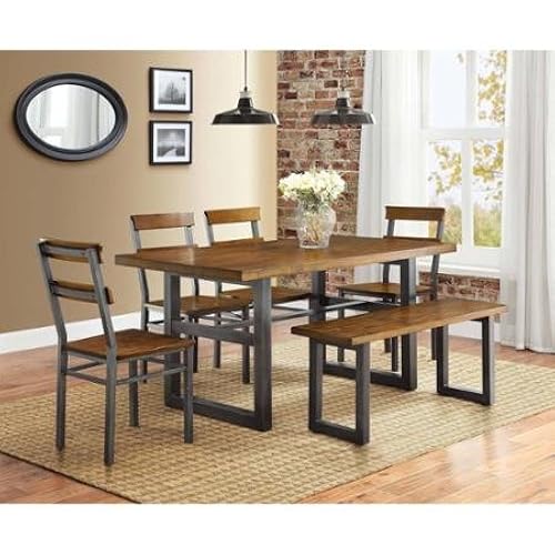 Better Homes and Gardens Mercer Dining Table Add an elegant Lift