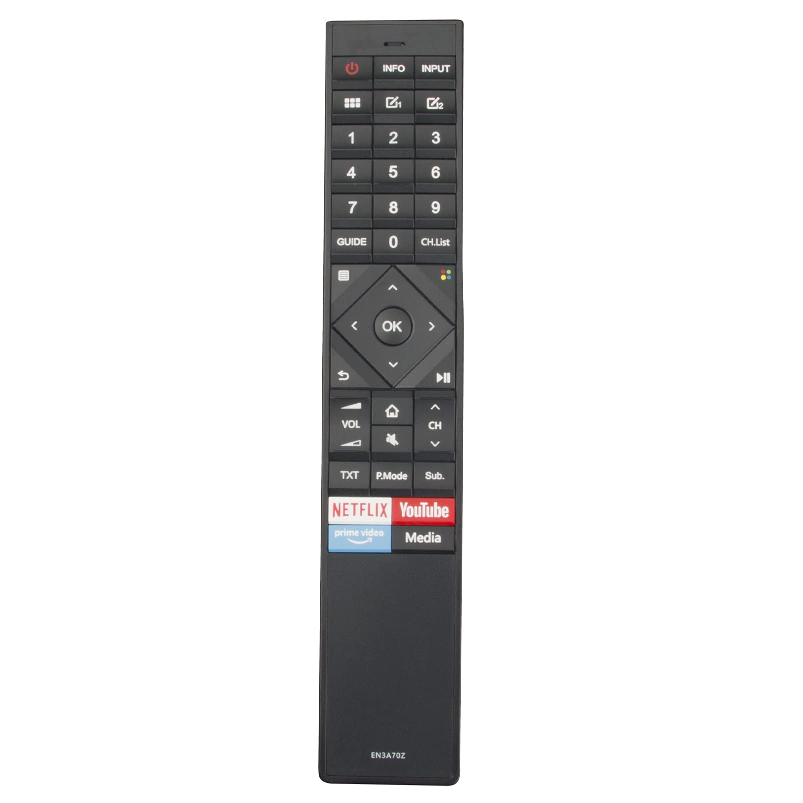 ALLIMITY ERF3A72 Remote Control Replace fit for Hisense QLED 4K TV 50U7QF 55U7QF 65U7QF HE55A6900FUWTS HE50A6900FUWTS HE65A6900FUWTS 50A690FEVS 55A690FEVS