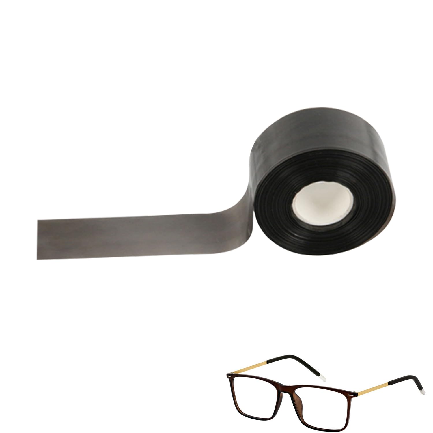 MEISH Disposable Eyeglasses Sleeve Plastic Glasses Leg Protector Eye Glass Protector Covers Protector Covers Tools for Eyeglass(Black)