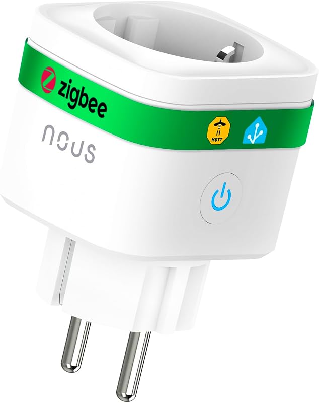 A7Z Enchufe Smart ZigBee 3.0, 16A, Certificado TÜV,Monitorización de Consumo,Control por App,Temporizador,Compatible con Alexa, Google Home,Home Assistant y Tuya,Pack of 1,𝐇𝐮𝐛 𝐑𝐞𝐪𝐮𝐢𝐫𝐞𝐝