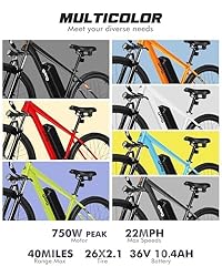 Qlife Racer Electric Bike for Adults - 21-Speed