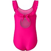 blibean Tween Girl Swimsuit One Piece Bathing Suits with Chest Pads Size 6-15 Years