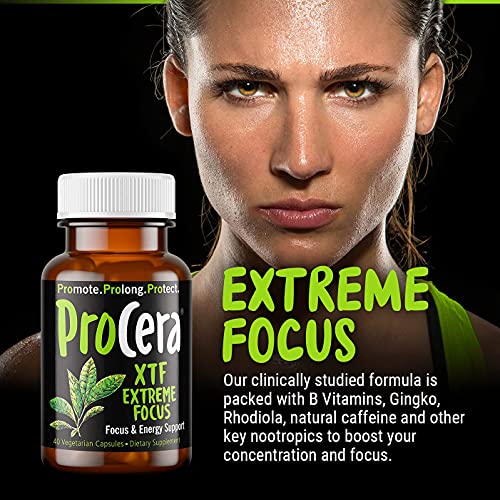 Procera XTF Focus & Energy Pills w/ Huperzine, AcetylLCarnitine