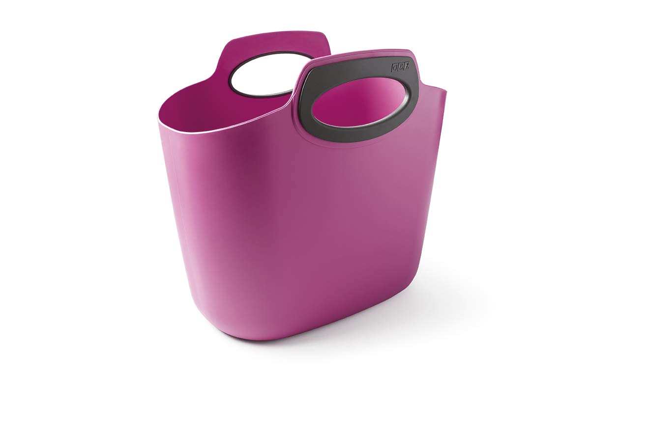 G.F. GF Garden, FOR 2 Everyday, Plastic bag Multipurpose container, with handles, colour Fuchsia