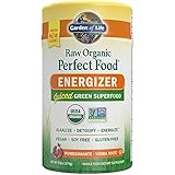Garden of Life Vegan Green Superfood Powder - Raw Organic Perfect Whole Food Energizer Dietary Supplement, 9.8oz (279g) Powder