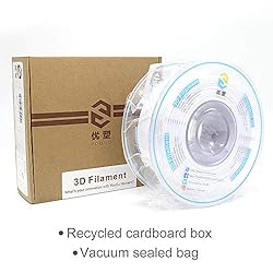 YOUSU PETG 3D Printer Filament 1.75mm Transparent