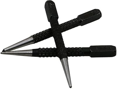LAMXD 3Pcs Centre Punch Set, Nail Punch, Positioning Punch for Drilling Holes,