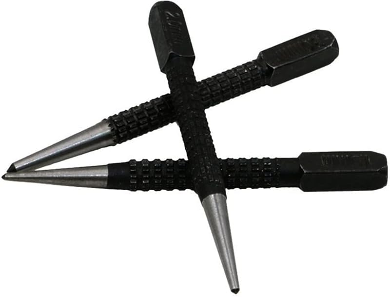 LAMXD 3Pcs Centre Punch Set, Nail Punch, Positioning Punch for Drilling Holes,