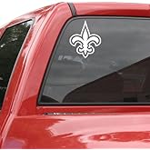 New Orleans Saints 8x8 White Team Logo Decal