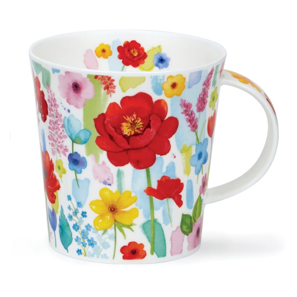Dunoon Cairngorm 0.48 Litre Mug Floral Burst (Red)
