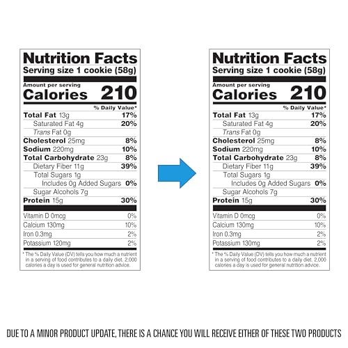 QUEST NUTRITION PEANUT BUTTER PROTEIN COOKIE, 15G PROTEIN, 1G SUGAR, 5G NET CARBS, KETO FRIENDLY, HIGH PROTEIN, LOW CARB; 4 COUNT