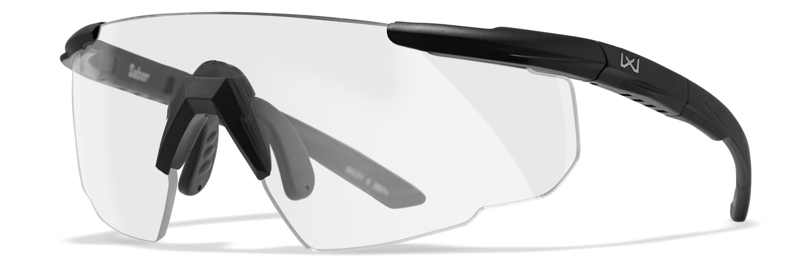 Wiley X │ Saber Advanced | Safety Glasses Men | Shooting Tactical Military Airsoft | Sport Sunglasses | Perfect for Running Biking Outdoor Hiking