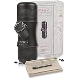 Espresso maker – portable coffee machine – compact and small – manual – with cotton carry bag – brush – eBook