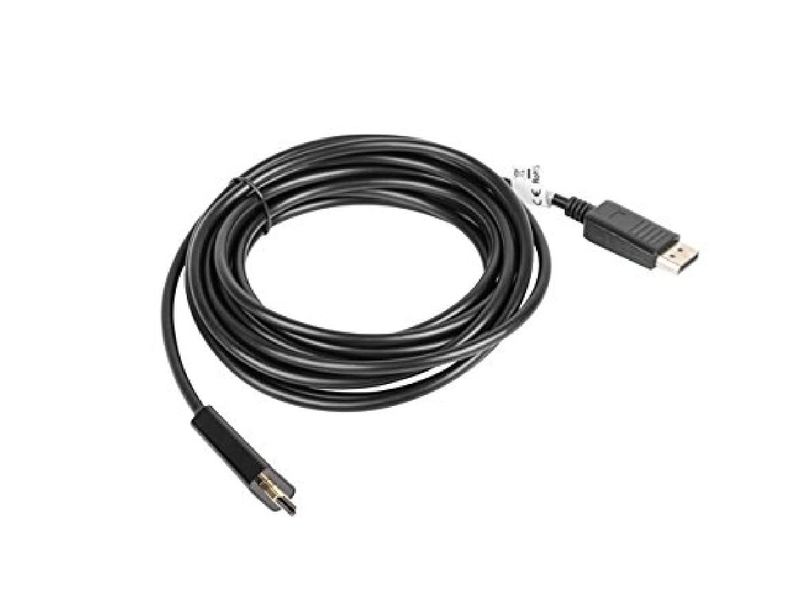 lanberg CA-DPHD-10CC-0050-BK Displayport 1.1A (19 Pin) Male to HDMI-A (1.4) Male Cable, 5 m, Black