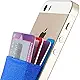SINJIMORU Card Holder for Back of Phone, Stick on Wallet functioning as Credit Card Holder, Phone Wallet and iPhone Card Holder / Card Wallet for Cell Phone. Sinji Pouch Basic 2, Black.