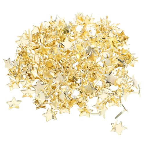 Anneome 200Pcs Brads for Scrapbooking and Crafts Metal Fasteners for DIY Projects and Embellishments