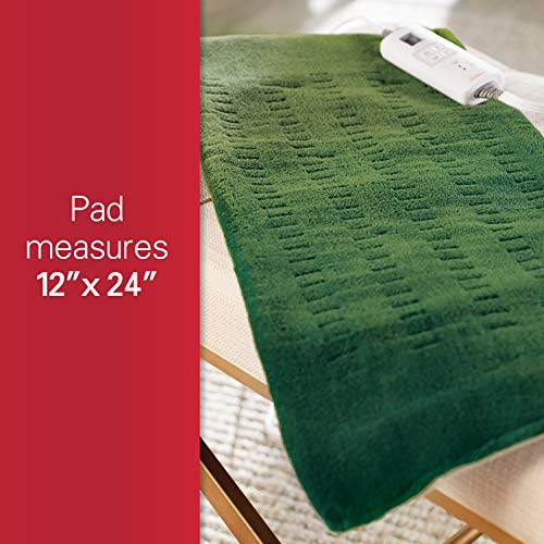 Sunbeam 002013912000 Xpressheat Heating Pad, Green, 12 x 24inches