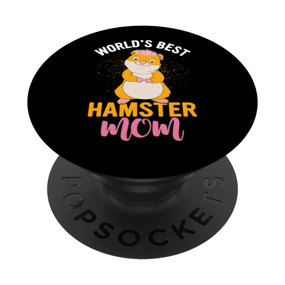 Funny quote animal cute hamster mom clothing PopSockets Swappable PopGrip