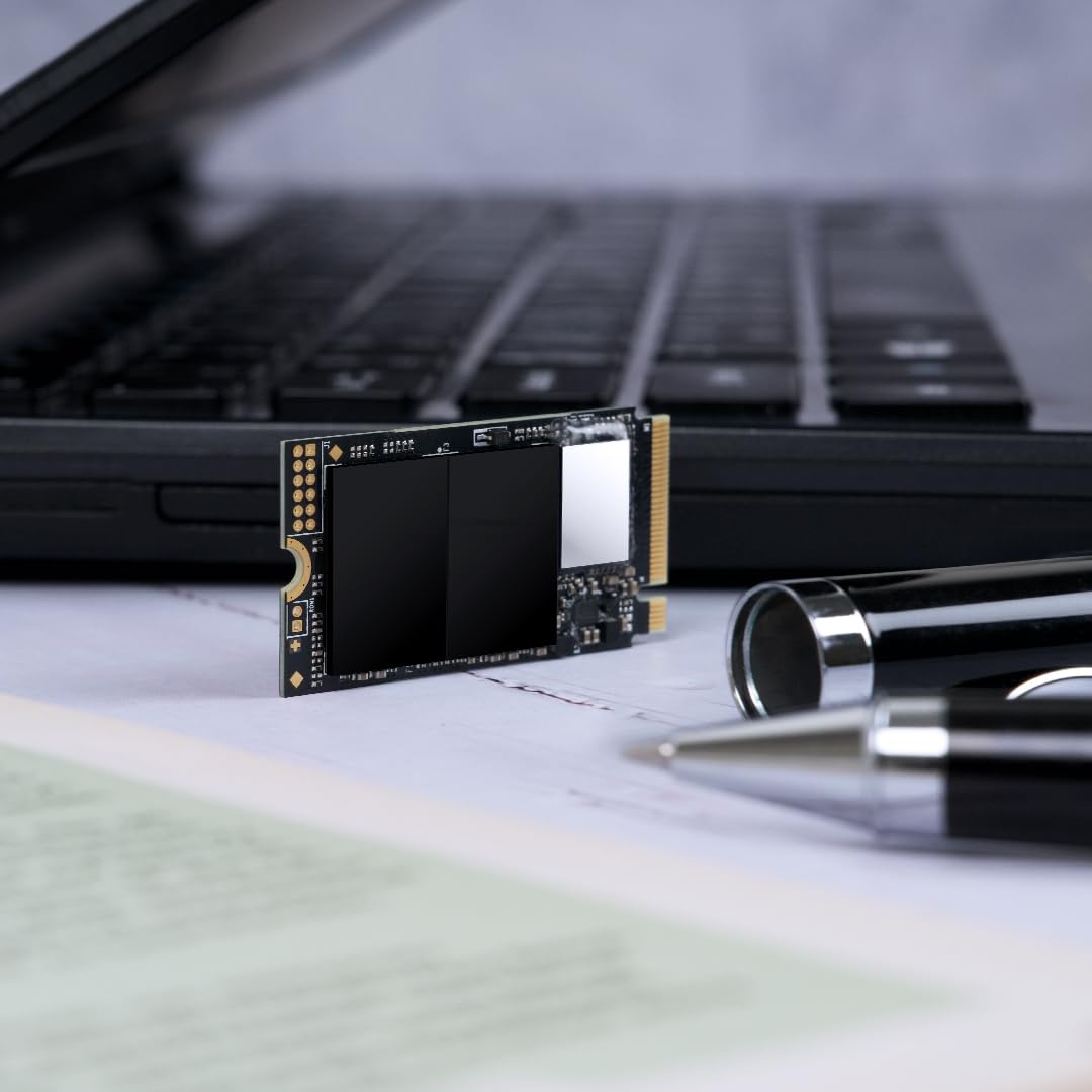 Transcend 1TB M.2 2242 SSD, Up to 5000MB/s, PCIe Gen4x4 NVMe 3D TLC, for Ultra-Thin Laptops, Lenovo ThinkPad, Yoga Gen 6, ASUS ExpertBook, ZenBook, Mini PC, DRAM-Less Design for Low Power Consumption