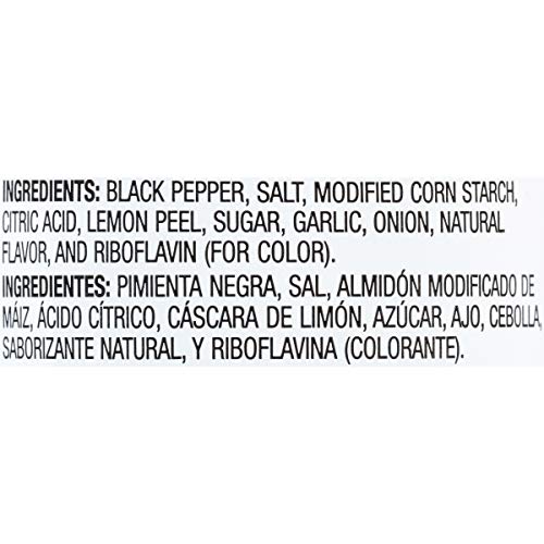 LAWRY’S LEMON PEPPER WITH ZEST OF LEMON, 2.25 OZ