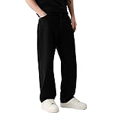 Dcincell Men's Baggy Jeans Loose Fit Y2k Skater Denim Pants Casual Vintage Fashion Straight Leg Hip Hop Trousers