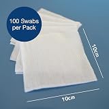 ABENA Gauze Pads 100 Individually Packed 10x10cm Non-Woven Dressings view 3