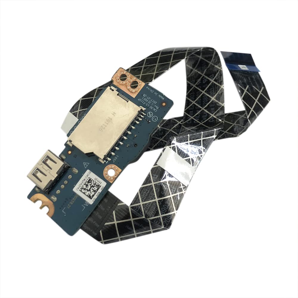 Gintai USB SD Card Reader Board Cable Replacement for Dell Inspiron 17 3780 5770 5775 NBX00028F00 7KX7W