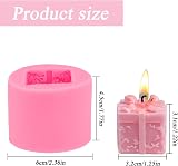 Demarsen 3D Gift Box Candle Molds - 2 Pcs Silicone DIY Moulds view 2