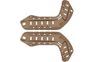 GENERIC Replacement Add-on ARC Rails with NVG Bungee for HHV ATE Gen 1 & 2 Ballistic Helmet OPS Fast/XP High Cut Combat Helmet