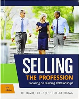 Selling The Profression Lill Dr David J Lill Brown Jennifer 9780965220187 Books