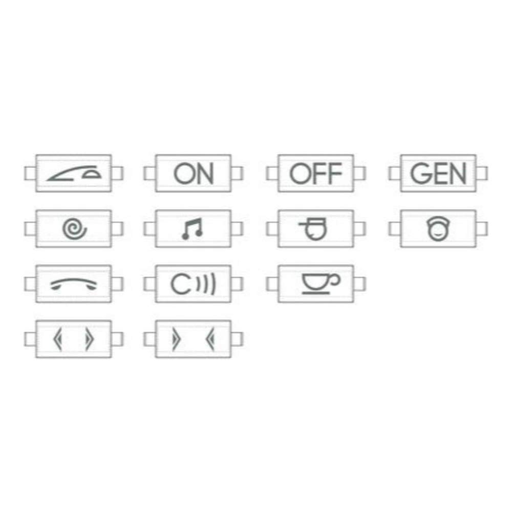 BTicino LIVINGLIGHT nt4916kit – ll-kit SIMBOLOGIA AX Tech