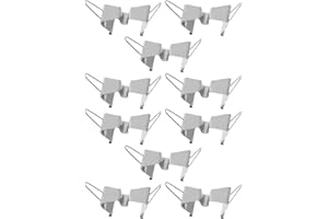 HINTRMENT 10pcs Stainless Steel Wet Canvas Clips Canvas Carrier Painting Frame Clamps for Oil Painting Art