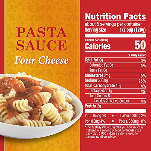 HUNT’S FOUR CHEESE PASTA SAUCE, 24 OZ