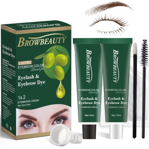 Lash & Brow Color Kit with Olive Oil – Safe, Long-Lasting Colo... 51+MSzsAKIL