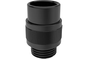 ChuangTim Shower Head Shut Off Valve G1/2'' Shower Flow Control Valve Brass Shut Off Valve for Handheld, Shower Arm or Bidet Sprayer(Matte Black)