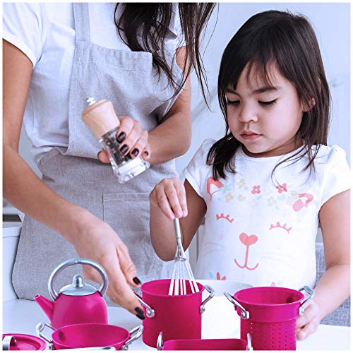 Liberty Imports Deluxe Pink Kitchen Gourmet Cookware Pots and Pans