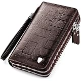 NIUCUNZH Leather Mens Clutch Bag - Stylish And Durable