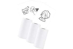 Memolife M02L Printer Paper Roll - White T02 Non-Adhesive Paper M02X Paper -Validity Period:10 Years, Memolife M02L Paper Com