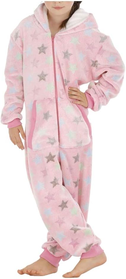 Ruisita Karierte Pyjamahose Für Kinder - Flanell Schlafanzug Jungen/Mädchen Herbst/Winter