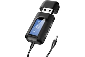 2-in-1 Bluetooth Transmitter Receiver Bluetooth USB for TV Mini Wireless Audio Adapter 3.5mm Audio Adapter for TV/PC/Car/Spea