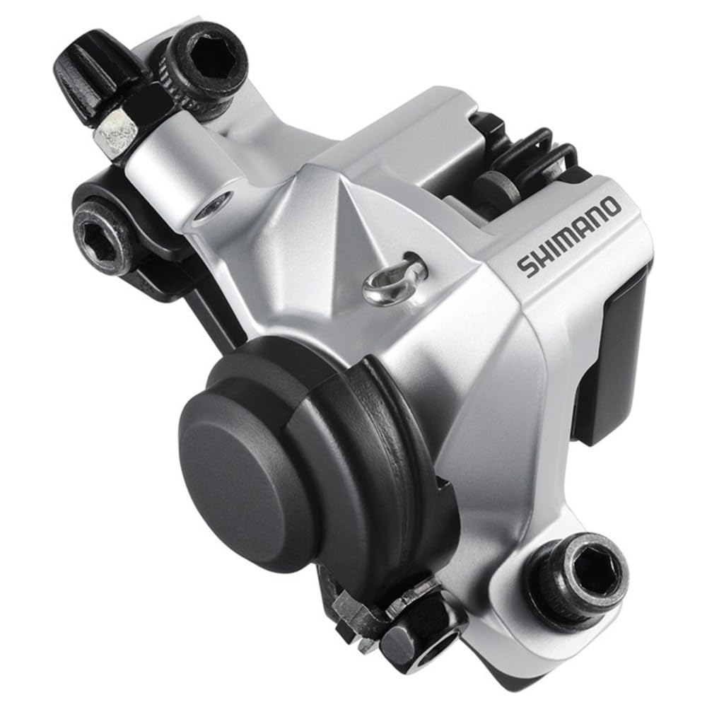 Shimano Disc Brake Caliper BR/M 375; Front or Rear Mechanical without Lens – Silver
