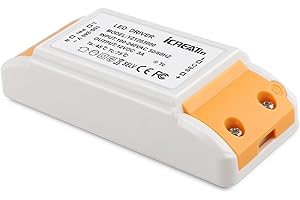 ICREATIN 12V 3A LED Driver 36W, 12VDC Constant Voltage LED Transformer Power Supply for LED Strip Lights and G4, MR11, MR16 LED Light Bulbs