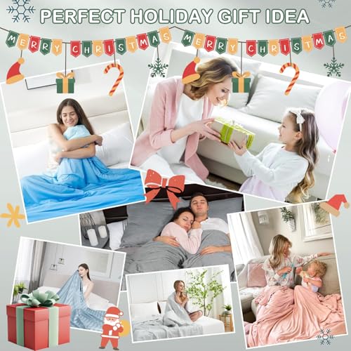 Elegear Cooling Blanket, Revolutionary Twin Size Summer Blanket, Absorbs Body Heat to Keep Cool on Hot Nights, Q-Max 0.4 Cooling Fiber,100% Cotton Blanket - Grey, 59"x79"