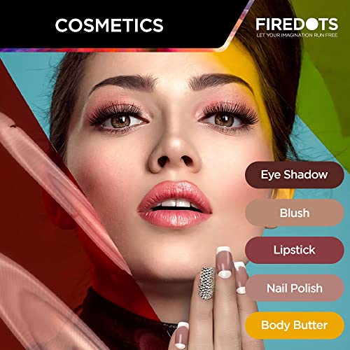 FIREDOTS Electra White Mica Powder for Epoxy Resin Art, Massive 100g