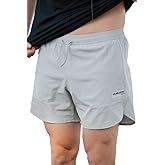 Burlebo Men’s Running Shorts 5.5” Inseam – Lightweight Quick Dry Athletic Training Shorts with Liner