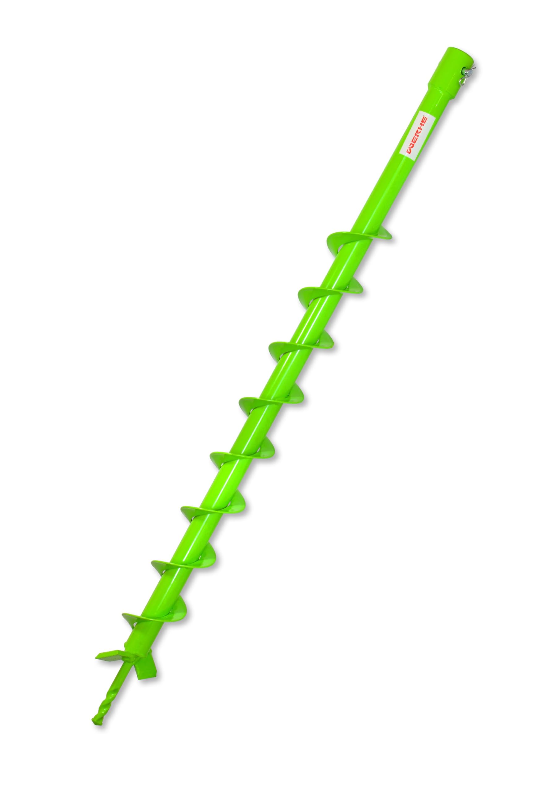 WERHE Earth Auger 50 mm with Metal Blades – Robust Steel for Tree Planting and Fence Construction – Compatible with Drilling Machines