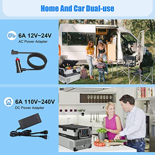 AUTOOMMO 12 Volt Refrigerator 34 Quarts Car Refrigerator (4℉50