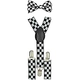 Wedding Pink Toddler Bow Tie And Suspenders Set For Baby, 5 To 6 Years Old Boy E - Foto 2